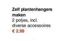 zelf plantenhangers maken