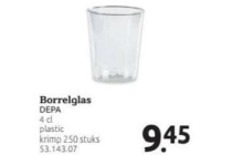 borrelglas depa