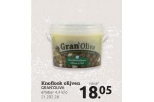 knoflook olijven