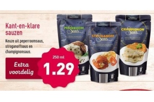 kant en klare sauzen