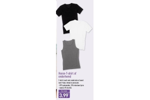 heren t shirt of onderhemd