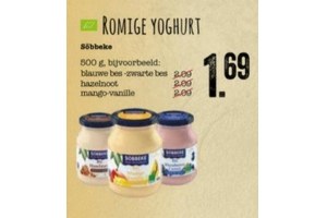 romige yoghurt