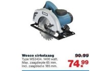 wesco cirkelzaag