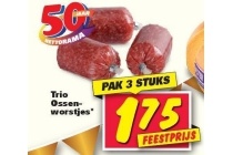 trio ossenworstjes