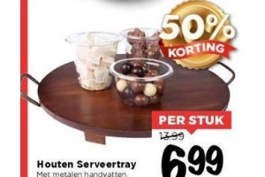 houten serveertray