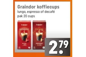 graindor koffiecups