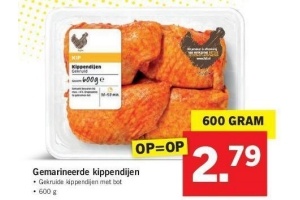 gemarineerde kippendijen