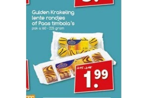 gulden krakeling lente rondjes of paas timbola s