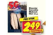 klooster gerookte makreelfilet