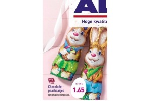 chocoalde paashaasjes
