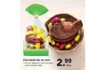 chocolade kip op nest