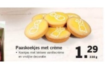 paaskoekjes met creme