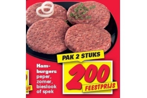 hamburgers