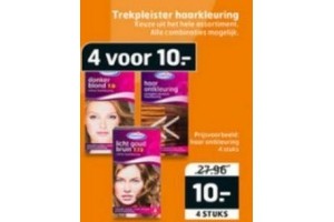 trekpleister haarkleuring