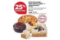 plus chocolade halve boeren appel of slagroomtaart