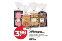 plus roomboter koek van de bakkerij