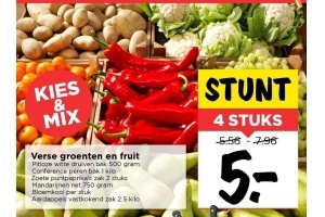 verse groente en fruit