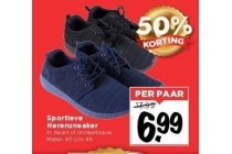 sportieve herensneaker