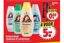 alle schwarzkopf shampoo of conditioner