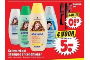 alle schwarzkopf shampoo of conditioner
