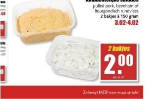 ambachtelijke salades