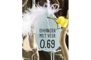 eihanger met veer