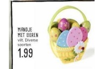 mandje met eieren