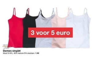 dames singlet