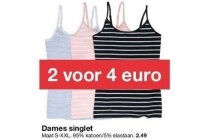 dames singlet