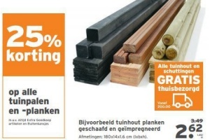 alle gamma tuinpalen en planken