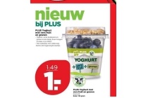 plus yoghurt met vers fruit en granen