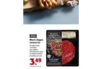 black angus carpaccio
