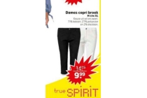 dames capri broek