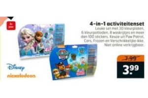 4 in 1 activiteitenset