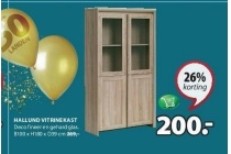 hallund vitrinekast