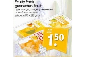 fruity pack gesneden fruit