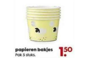 papieren bakjes