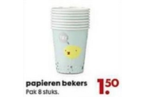 papieren bekers