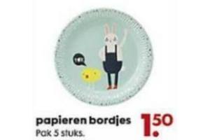 papieren bordjes