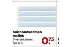 huishoudkaarsen rustiek