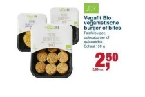 vegafit bio veganistische burger of bites