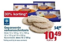 gepaneerde varkensschnitzels