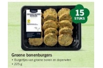 groene bonenburgers