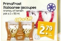 primafrost italiaanse ijscoupes