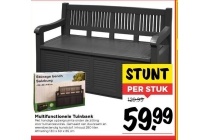 multifunctionele tuinbank