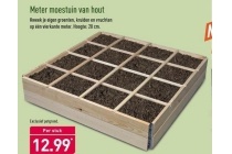 meter moestuin van hout