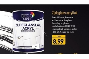 zijdeglans acryllak