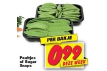 peultjes en sugarsnaps