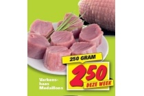 varkenshaasmedaillons