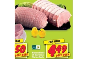 hamrollade of varkensfiletrollade